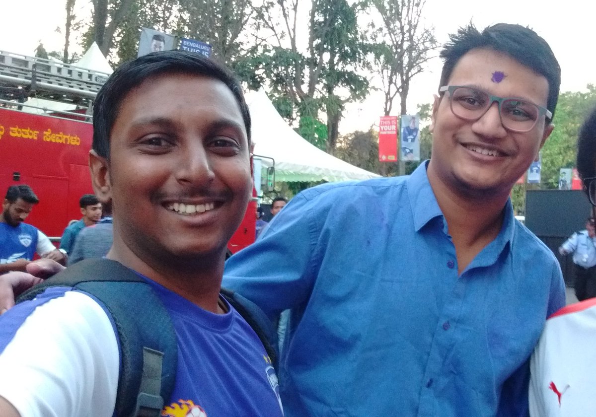 I had met Abhradeep once in Kanteerava (on March 1st 2018 according to Google photos). It was a BFC vs KBFC game. I remember his crazy celebration, removing his shirt and waving it around, Ganguly style. He was a very positive & jovial guy IRL, and not an #AngryRantman. #RIP