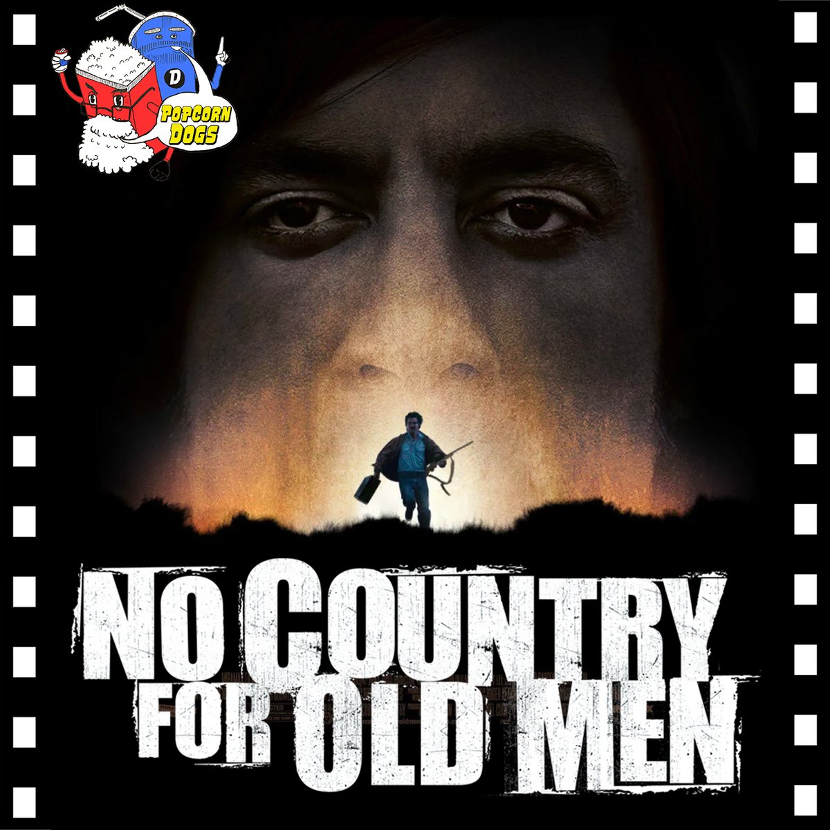 PopCornDogs 11 - No Country For Old Men
open.spotify.com/episode/2e0gRx…

The Coen Brothers deliver a masterful tense thriller about fate, chance, and milk bottles that are still sweatin.  I knowed it a good movie when I saw it, but besides that, I can't give out no information.