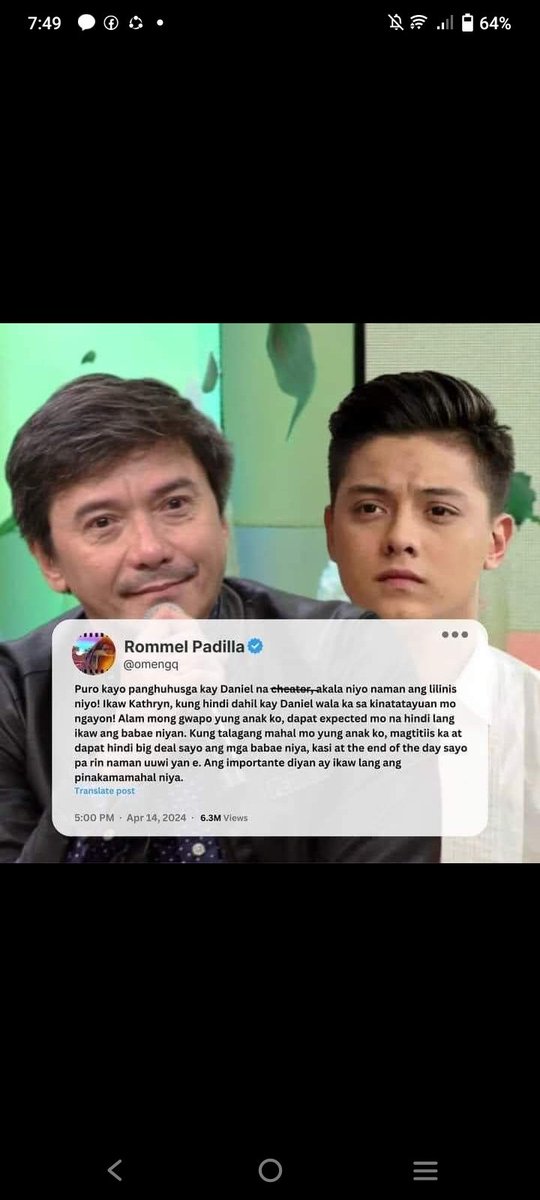 GUYSSS E ZOOM NYU KUNG ANO ANG SINABI NG PAPA NI DANIEL SA MGA BASHER AT KAY KATH ..ETO ANG LATEST NGAYON ANG SAYA