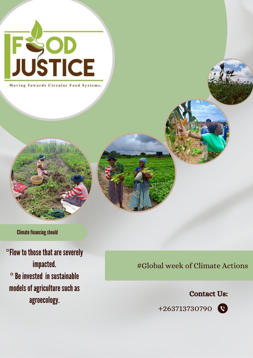 #Globalweekofclimateactions 📢Defund industrial agriculture 📢Decarbonise food and agriculture systems 📢De-risk agroecology 📢Finances must flow to the most impacted.#climatejustice #foodsovereignty. #frontliners