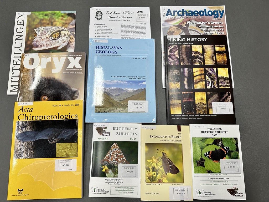 A selection of this week’s additions to our physical book and journal collections.📚 To search our #Library and #Archive collections, and to find information about booking a Reading room appointment, go to nhm.ac.uk/library #Wildlife #Nature #Science #Botany #Gardens