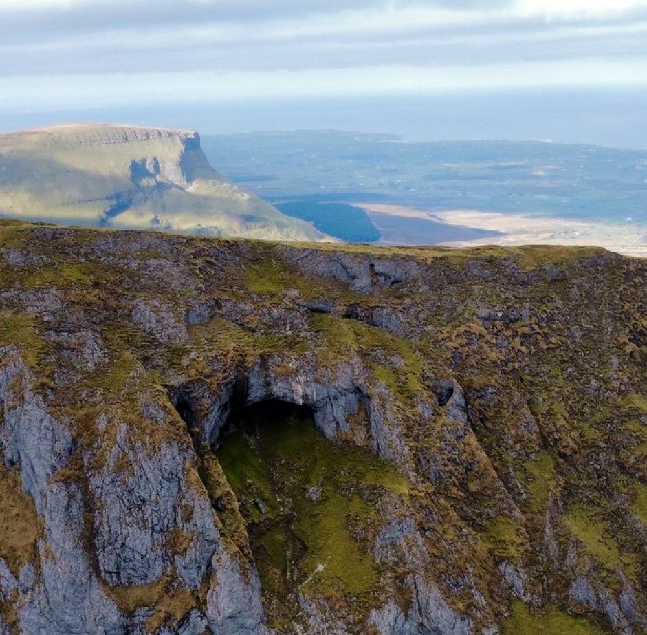 Diarmuid & Grainne's cave is Ireland's highest cave. It has a wide mouth, and the views are just spectacular. choosesligo.com/diarmuid--grai… #choosesligo