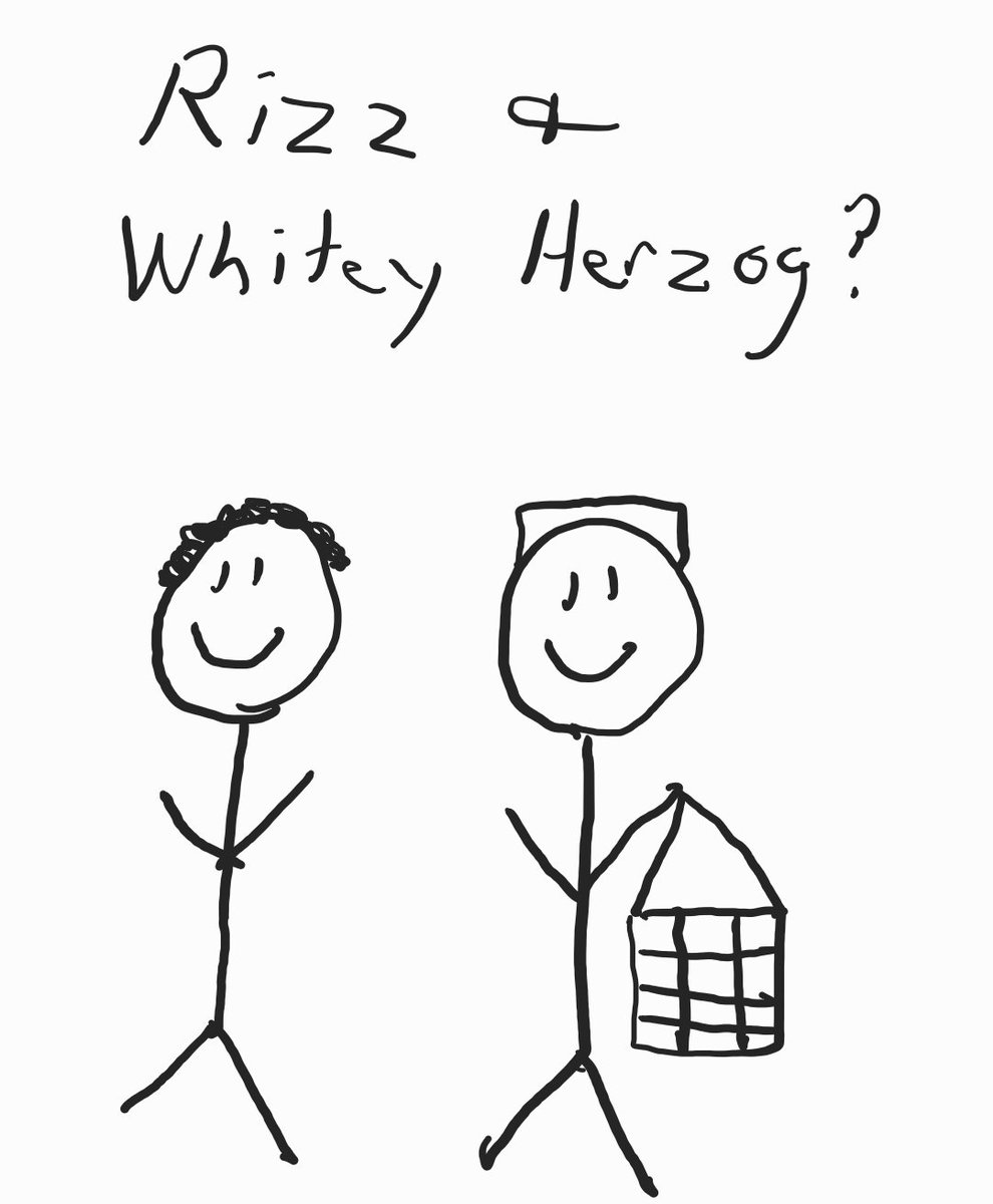 @RizzShow @lernvsradio @MoonValjeanHere @KingScottRules I have the artist rendition of Rizz possibly seeing Whitey Herzog at Schnucks