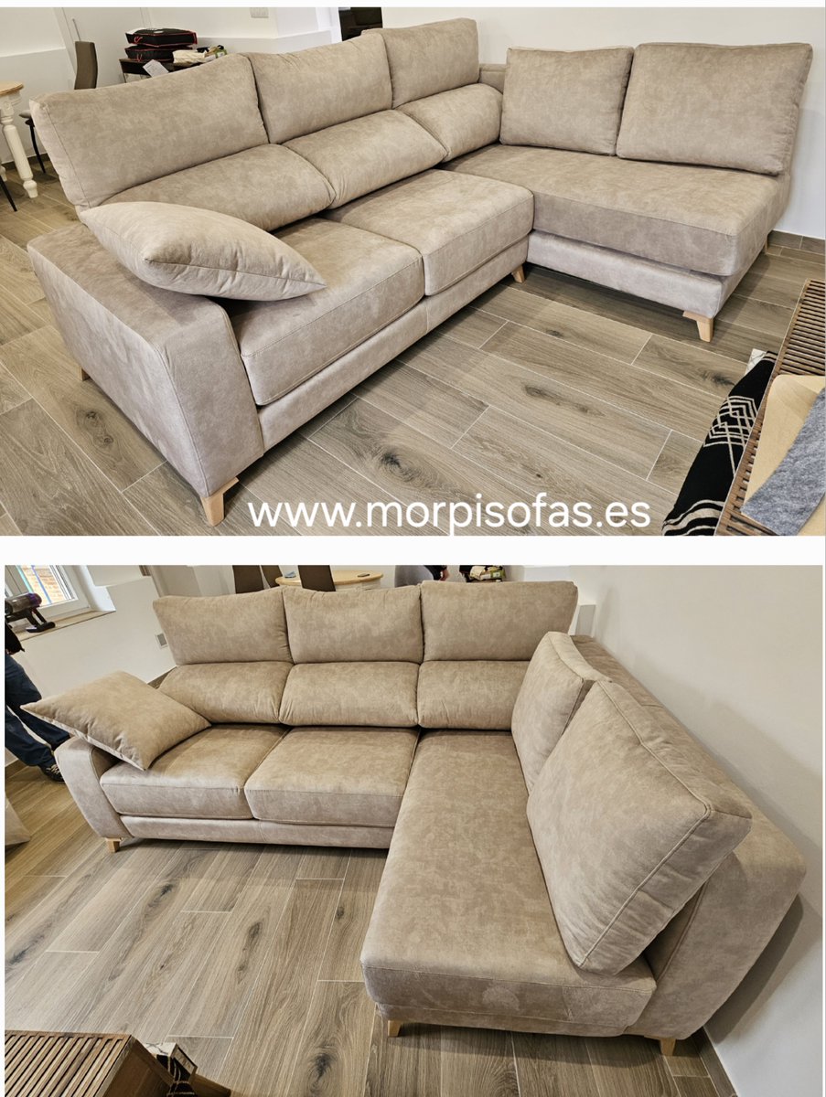 MorpiSofas's tweet image. Sofá Rossana Chaise Longue 250x180 cm con asientos extraíbles, respaldos reclinables, cojines decoración xl, patas especiales robot aspirador, tapizada en Terra C/ 13 especial para mascotas.
morpisofas.es
#morpisofas #sofas #mascotas #sofascomodos #sofasdecalidad