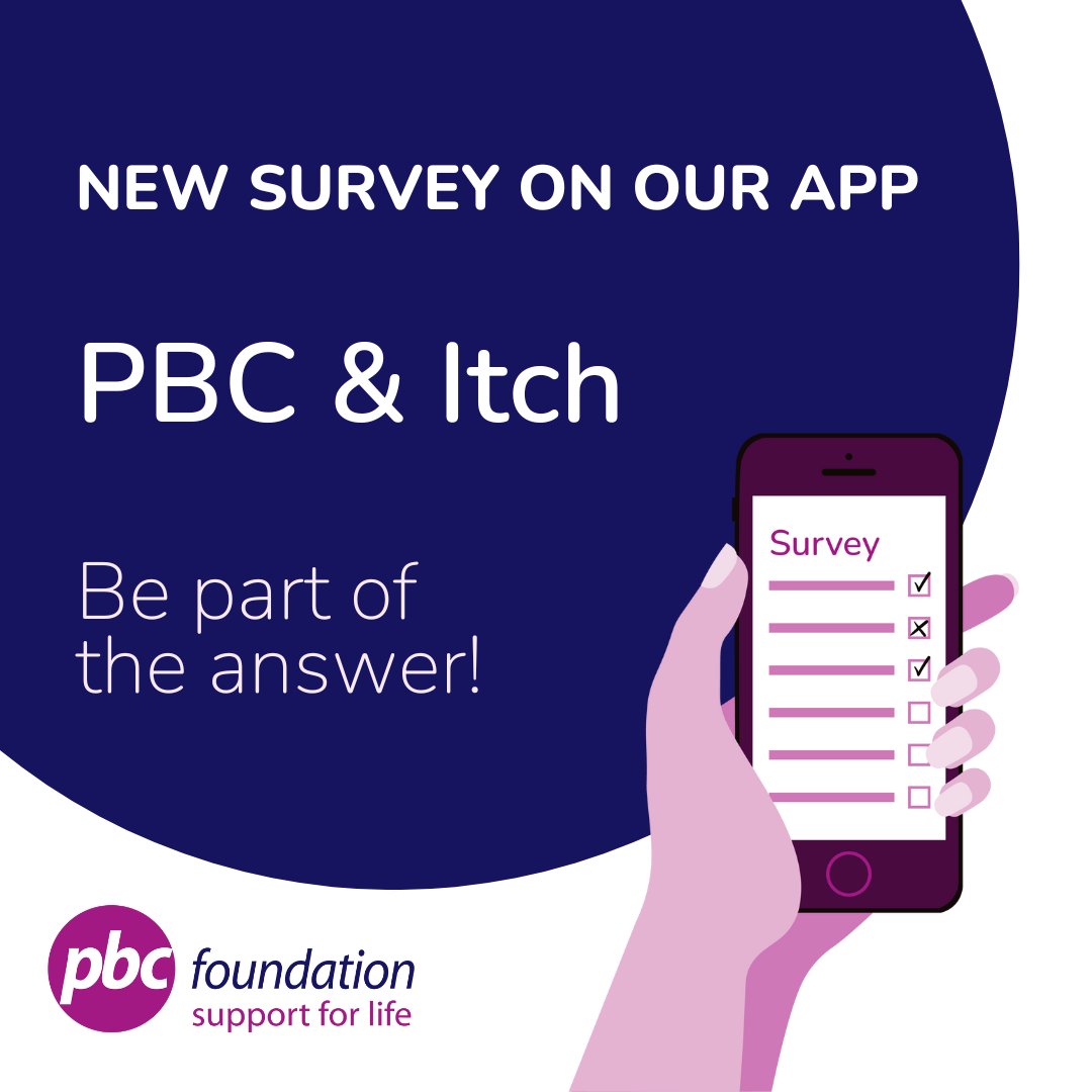 Do you live with #PBC and have the itch (pruritus)? We are delighted to bring you a survey which will provide a better understanding of your experience with itch and identify the unmet needs. Help the #PBCCommuity by taking part here: pbcfoundation.org.uk/new-survey-pat… #PBC #Itch #Pruritus