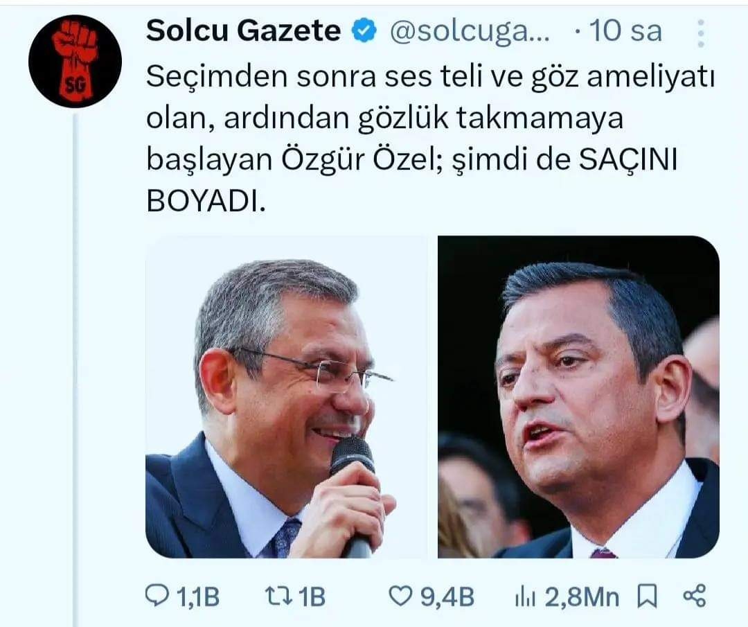 CHP genel başkanından büyük değişim Özgür Özel