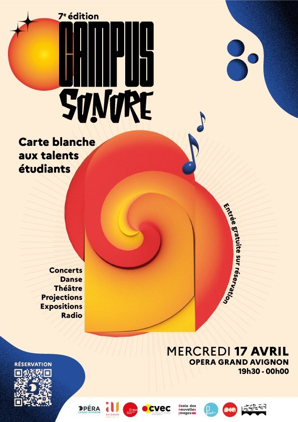 ✨ ÉVÈNEMENT // CAMPUS SONORE 2024 7e édition de l’événement Campus Sonore, en partenariat avec l’Université d’Avignon et l’Opéra Grand Avignon, l’association étudiante Premières Loges 📆 Dès 20h à l'Opéra 🎫 ENTRÉE LIBRE 🌍 operagrandavignon.fr/campus-sonore #SoireeEtudiante #Culture