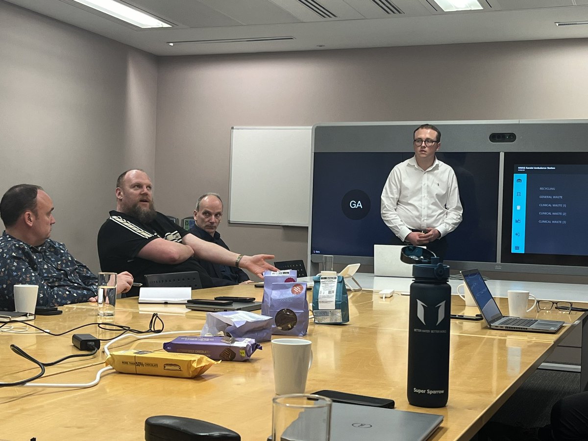 Enjoying the great conversation at the Connected ambulance workshop today - a really exciting start.
