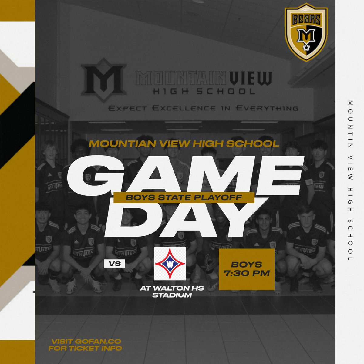 Boys state playoff game is tonight!