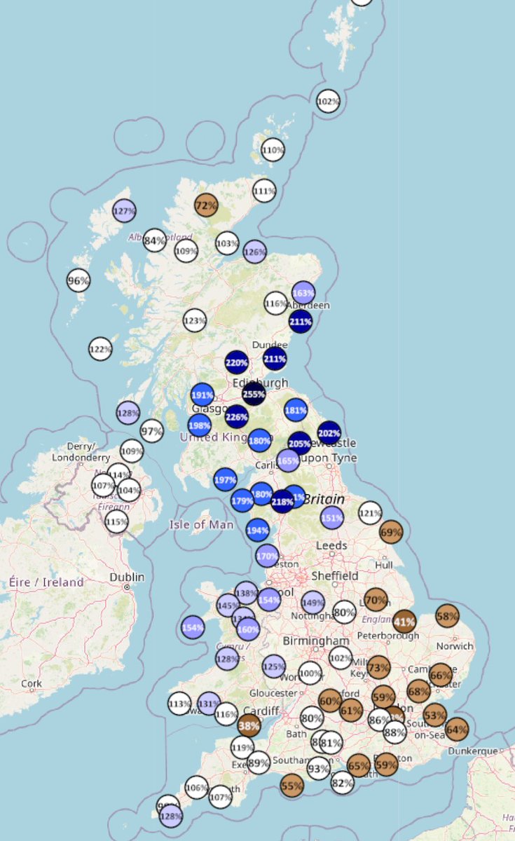 Despite the current drier spell, April is also going to be much wetter than average for many. Rainfall has shifted further north and parts of NW England have already seen twice average monthly rainfall. Full water report here assets.publishing.service.gov.uk/media/6616811d… Ends