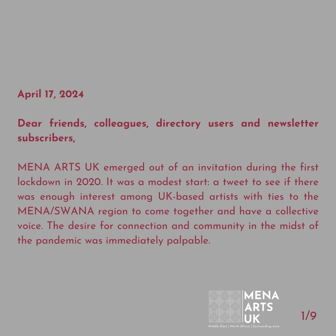 MENA Arts UK (@mena_arts_uk) / Posts / X