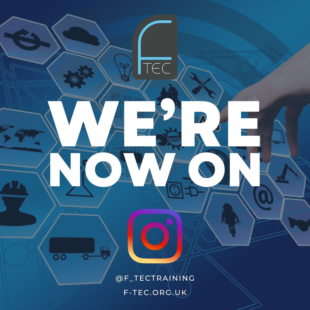 FTEC_TRAINING's tweet photo. F-TEC are now on Instagram, come and follow us to keep up with the latest news.

#training #FTEC #engineer #newtoinsta #comefollowus #apprenticeships https://t.co/vePpI9bwSP