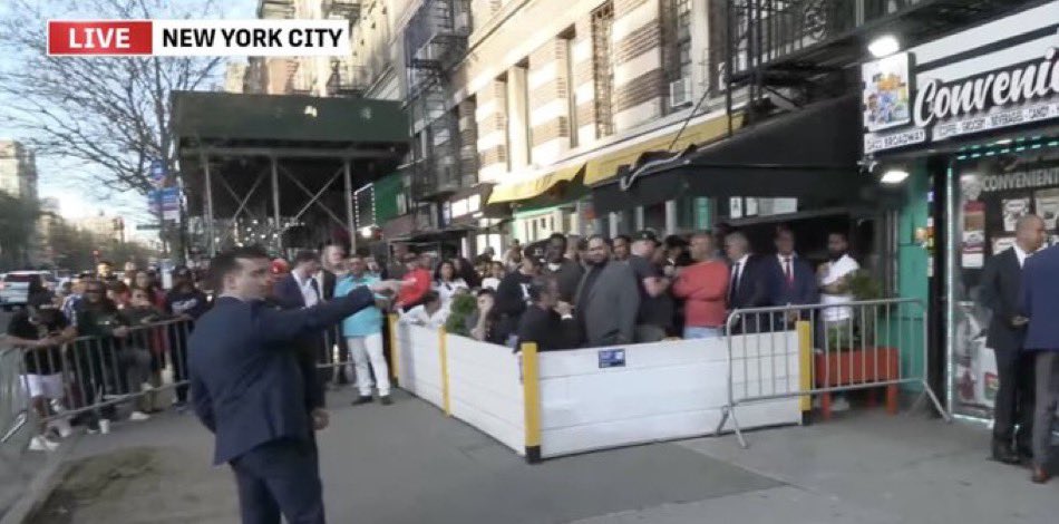 Left: Biden rally yesterday Right: Trump randomly visiting a bodega yesterday