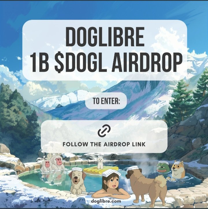 🚨 1 BILLION $DOGL Airdrop! 🚨

To celebrate the pre-sale of <a href="/MyDogLibre/">DogLibre</a>, They will be giving away 1 billion $DOGL to 100 lucky winners!  That's 10 million $DOGL per winner!

🐶 Click the Link below to enter!
🥷 Make sure to join Telegram to find the secret phrase

1. Follow