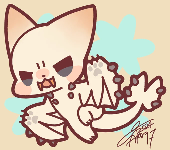 #今日のもんすたーベリオロス 
