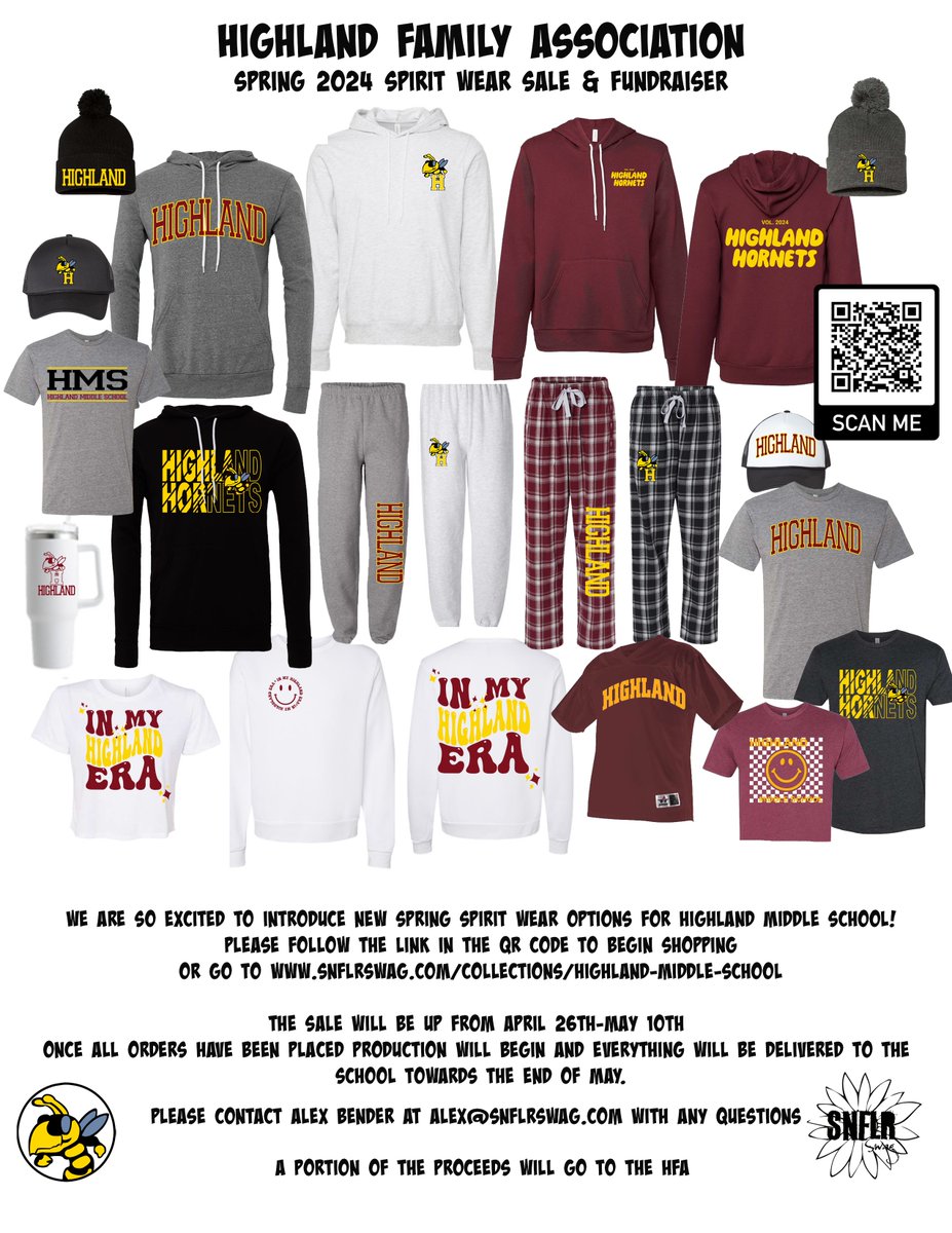 HFAD70's tweet photo. Looking for new spirit wear?  Check out the new spirit wear available this spring! https://t.co/31DxfddwIk