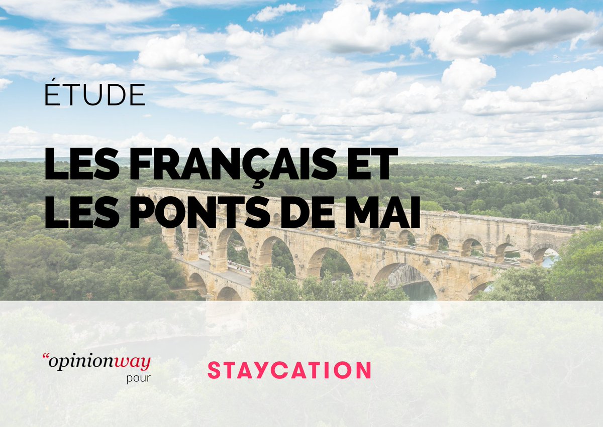 [VACANCES] Les ponts de mai arrivent bientôt, que vont faire les Français à cette occasion ? La réponse dans notre sondage pour @staycation_fr Tous les résultats 👉 ow.ly/b3o850RhWAO #Vacances #Mai