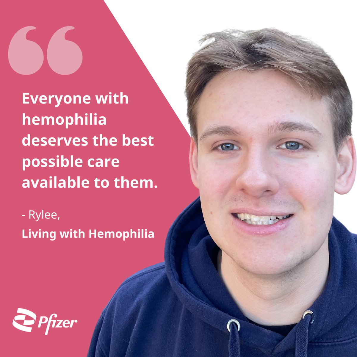 Join us in celebrating #WorldHemophiliaDay! We're committed to empowering individuals affected by hemophilia and striving for a world where it no longer holds anyone back. #WHD2024 on.pfizer.com/3Q3x7mt