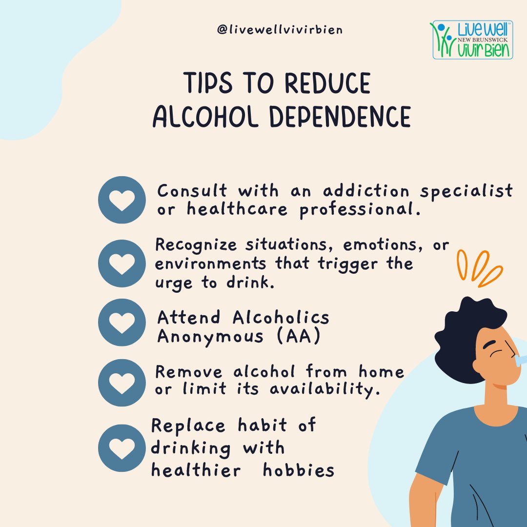 If you or someone you know is struggling with alcohol addiction, know that help is available. 

#LiveWellNB #BehavioralHealth #AlcoholAddiction #Alcoholism #AlcoholicsAnonymous