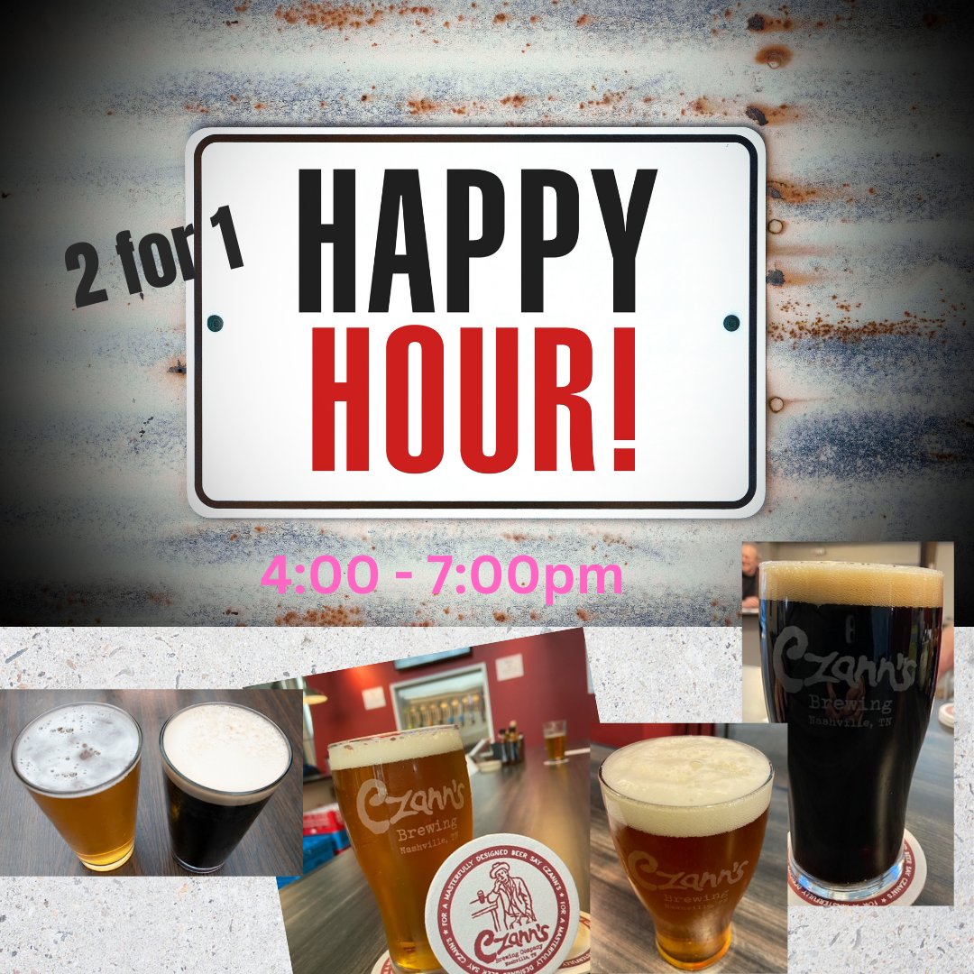 2 for 1 beer pints from 4pm - 7pm!  Every WEDNESDAY!  Come enjoy your favorite beer pints!