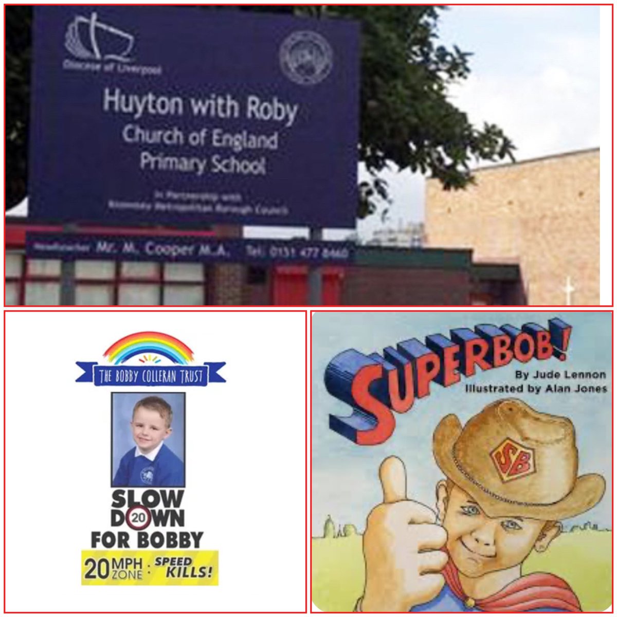 💙🌈 Today Superbob visited Huyton with Roby Primary to deliver a very important message about Road Safety 🚙🚗🚦