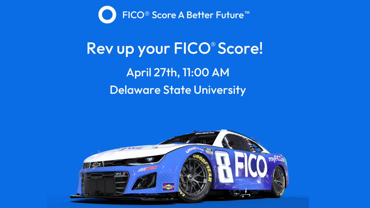 Race to Dover next week to get your FICO® Score in gear! 🏁 “Score A Better Future,” is a FREE interactive workshop to learn about credit scores. Participants can also get FREE 1-on-1 counseling from local non-profit credit counselors. Register now! bit.ly/4ddih71