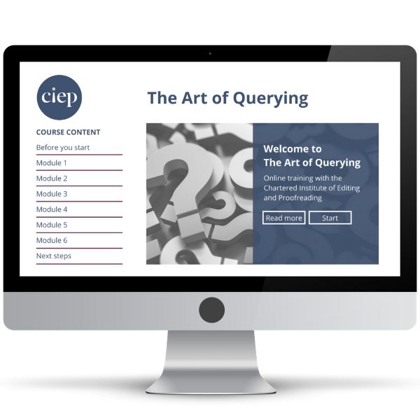 Hone your editorial skills with the CIEP's online training courses. Discover more about The Art of Querying here. 🔎👉 ciep.uk/training/choos…
