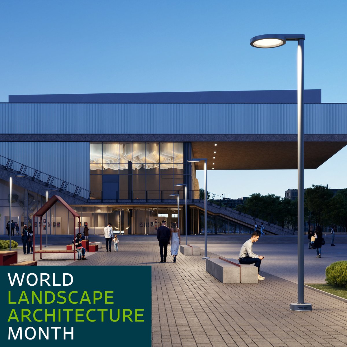 Illumination has the power to connect communities, whether it’s a plaza, urban square, or even a parking lot. Connect communities with Cyclone’s range of luminaires for area and site lighting applications:   cyclonelighting.com/Products/area-…

@NatinalASLA
#WLAM2024 #landscapearchitecture