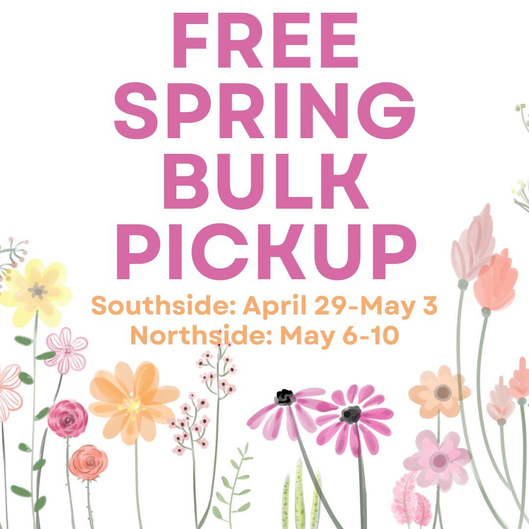 Time to spring clean, and the City of Rehoboth Beach is here to help! The city's free spring bulk pickup service takes place April 29-May 3 on the southside of town (including Schoolvue and Scarborough Ave Ext) and May 6-10 on the northside. More info: bit.ly/3KuS874.