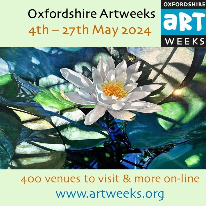 Oxfordshire Artweeks is a free three-week festival of open studios and pop-up exhibitions across Oxfordshire: see paintings, photography, ceramics, sculpture & much more; and meet the artists too. Choose venues to visit at artweeks.org Please share!
