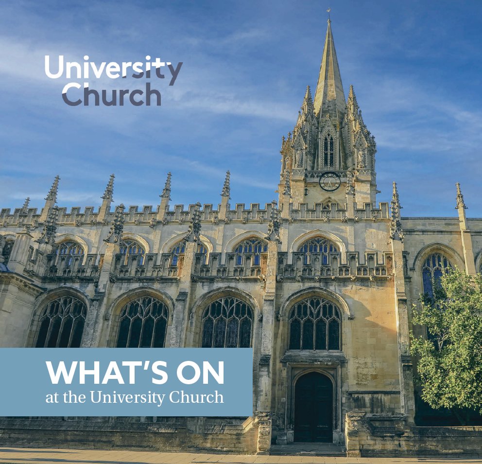 Our What's on for Trinity Term just came out! Check it out on our website. universitychurch.ox.ac.uk/content/trinit… Tomorrow's highlight is Latin Communion at 8am, celebrated by The Reverend Dr Matthew Salisbury, Assistant Chaplain, Worcester College.