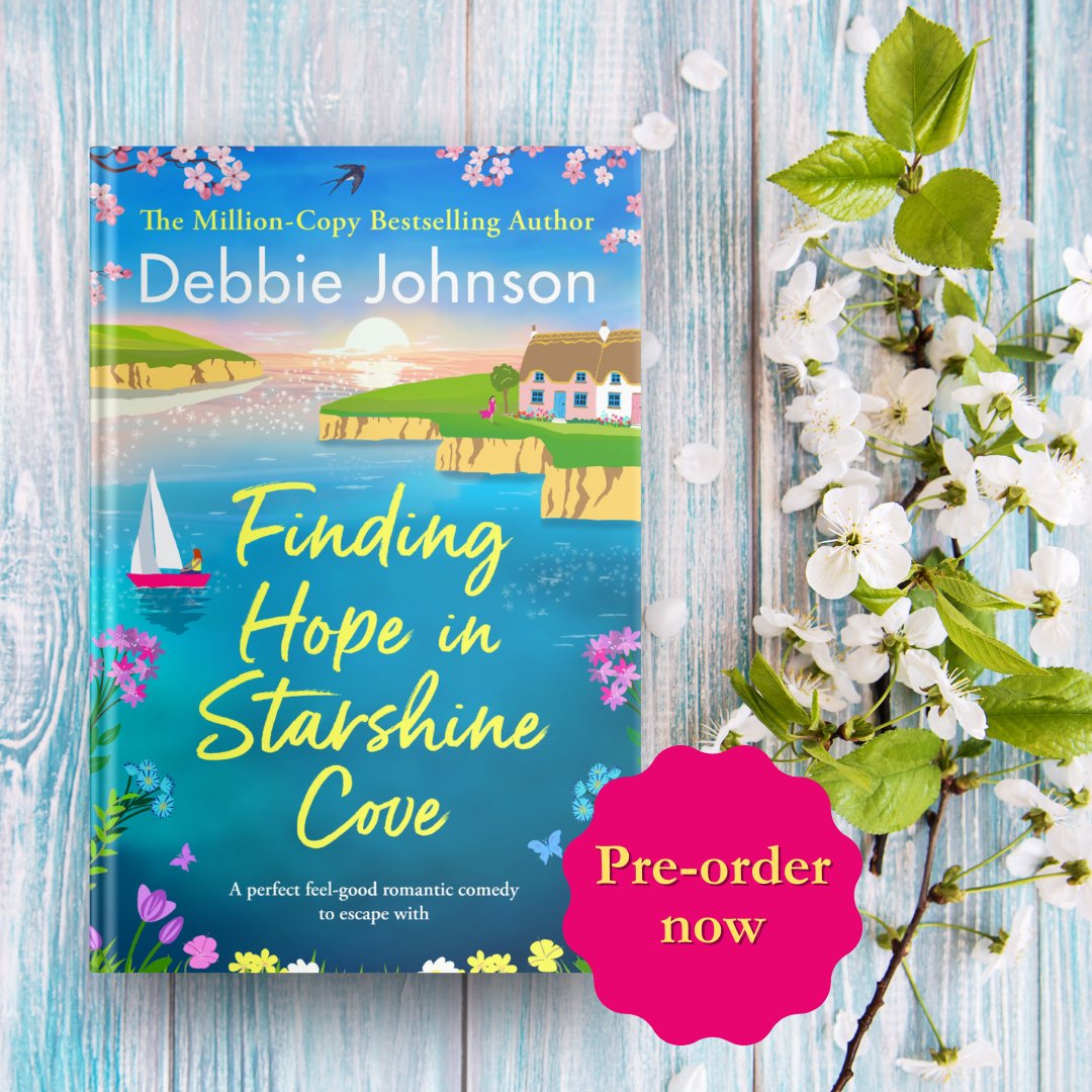 🌸 Only ONE WEEK to go until we can pay another glorious visit to Starshine Cove with @debbiemjohnson!  💖 Treat yourself and pre-order Finding Hope in Starshine Cove today: geni.us/356-po-two-am #romanticreads #romancebooks