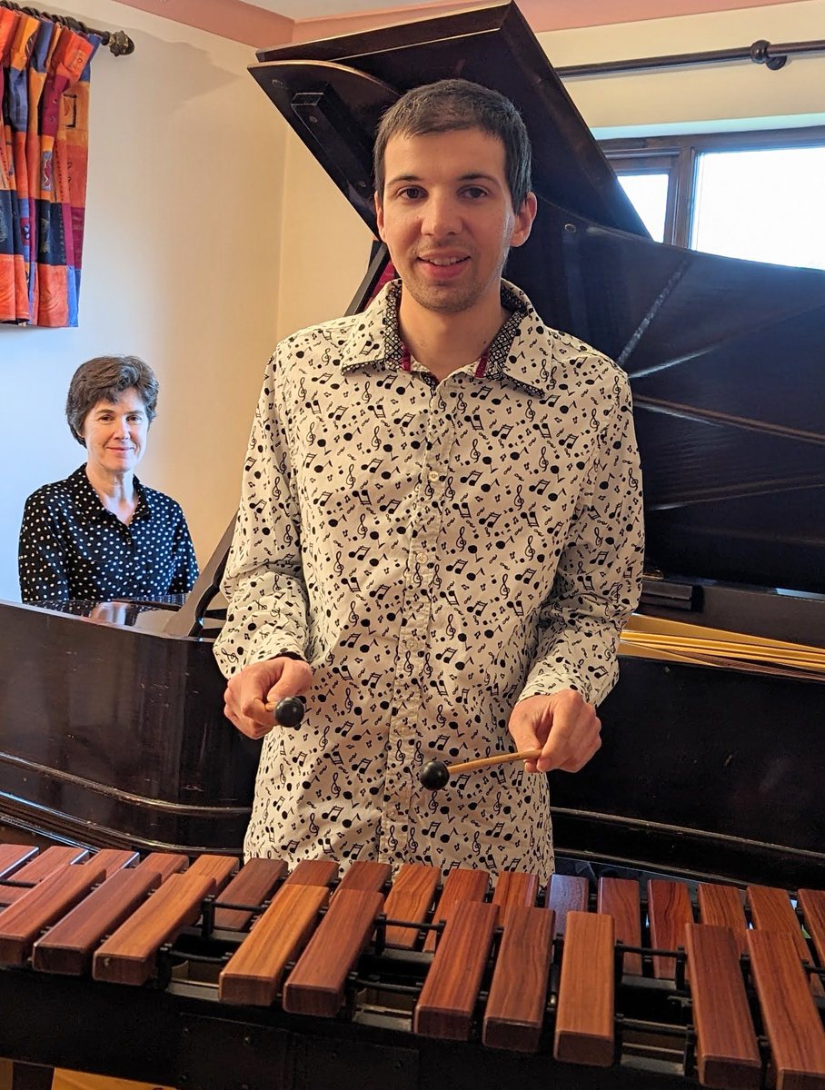 We look forward to welcoming xylophone soloist and pianist accompaniment, Jeanne and Theo Kalorkoti to our free Coffee Concert tomorrow. 🍵10.30amTea/Coffee and biscuits 🎶11.15am Concert 🍽️12 noon finish just in time for lunch! All are welcome, no need to book.