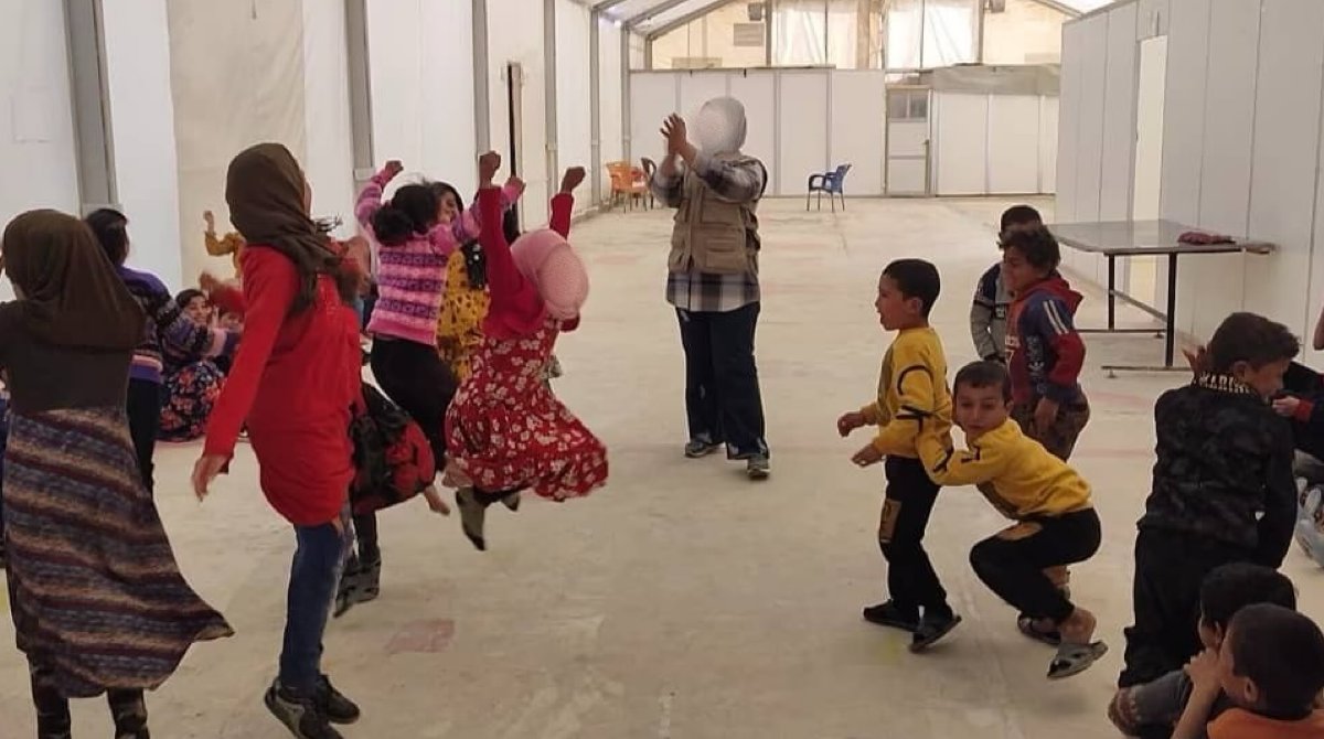 In one of the darkest places in the world, we're witnessing what happens when love takes over. 

This is our child friendly space in #AlHol. 
A light in the darkness, fueled by your love in action. 
Thanks for giving kids affected by conflict a chance to be kids.

 #toloveistoact