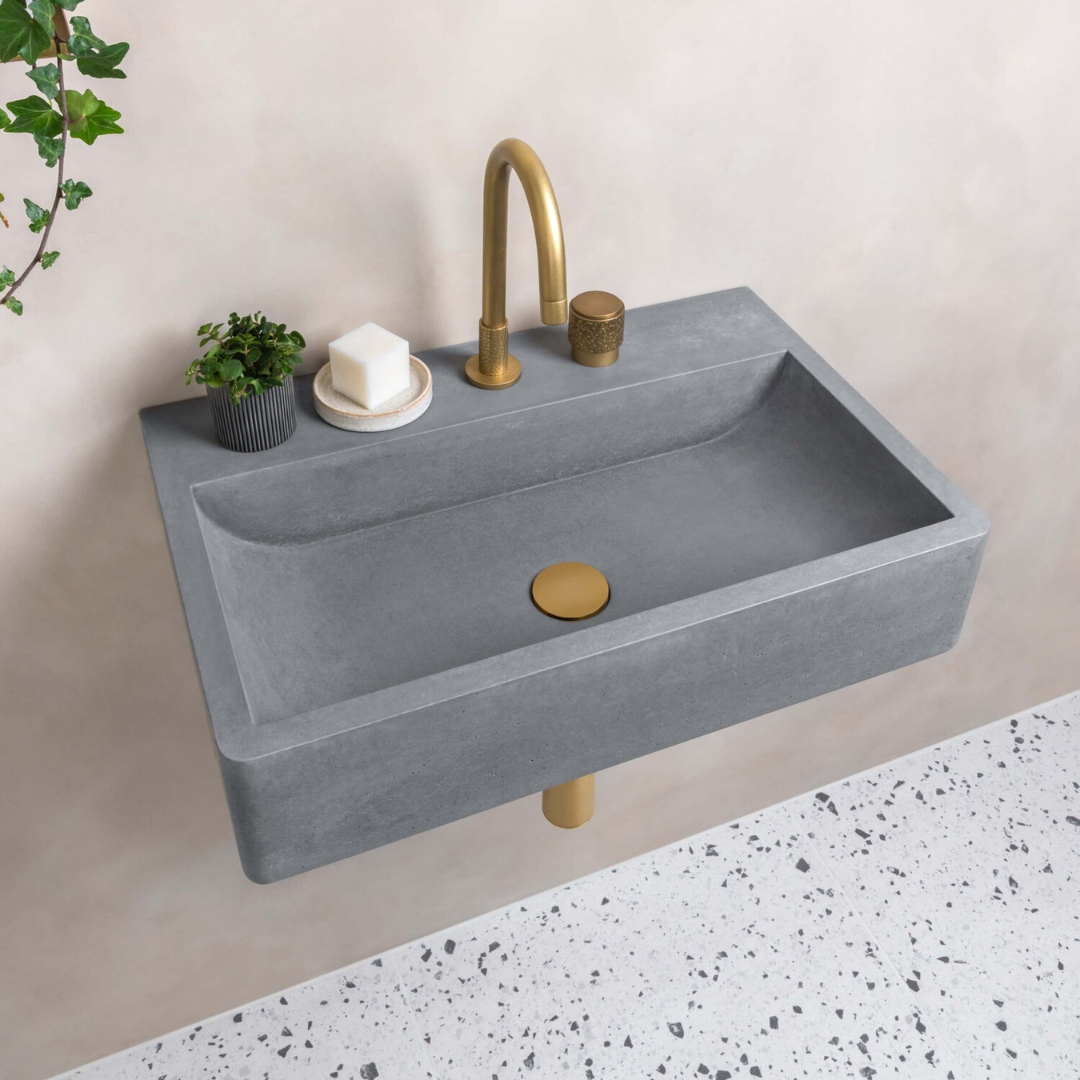 Elevate your bathroom with the stylish concrete basin collection by Kast, available with us at Bathroom Discount Centre. 

#Bathroom #Kitchen #BathroomDesign #KitchenDesign #HomeRenovation #LondonBusiness #LondonProperty #BathroomShowroom #InteriorDesign #InteriorDesigner