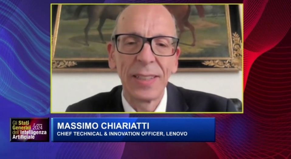 .@massimochi (Chief Technical & Innovation Officer @lenovoitalia): «Impiegheremo decenni anche solo per tradurre il funzionamento del nostro cervello in una macchina. Inoltre noi impariamo con i sensi, mentre la macchina non può». #StatiGenerali #IntelligenzaArtificiale #AI