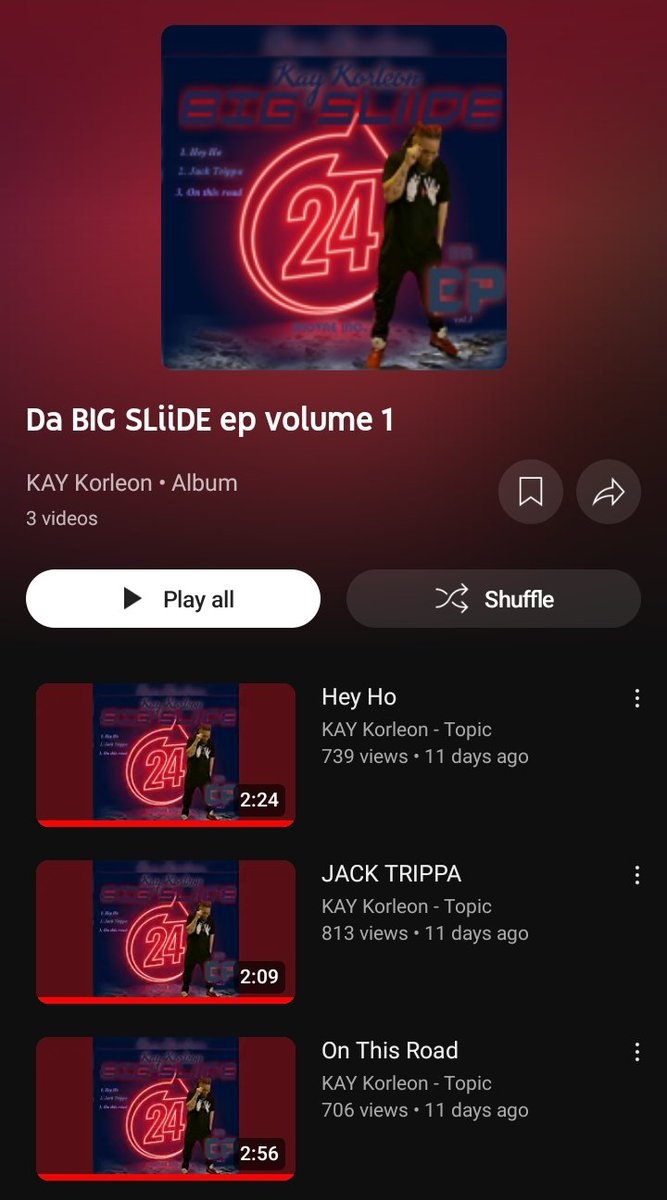 24K_KORLEON's tweet photo. 🔥 NEW MUSIC OUT NOW!!! 🔥 👇🏽
🙏🏽 I APPRECIATE ALL OF YOU THAT VEIWED AND OR LISTENED 2 THE BIG SLiiDE EP 🫡

https://t.co/LYJCbOxSP1 https://t.co/o3TlOMjQTX