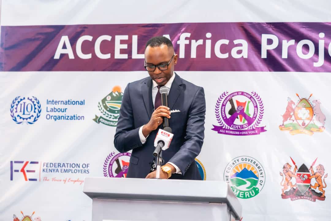 NEWMARKWORLD's tweet photo. #TheNewmarkGroup was part of the 2nd phase launch of the Accelerating Action for the Elimination of Child Labour in Supply Chains in Africa. Our CEO, @manigilbert  Manirakiza, officiated and moderated this significant event organized by the International Labour Organization. https://t.co/7Mn0Mt0DGG
