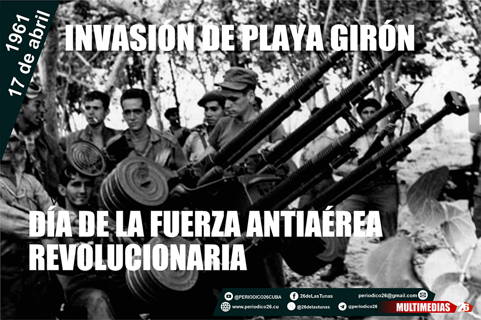 👉'Los americanos están con nosotros y los americanos no pueden perder' se decían los mercenarios que desembarcaron un día como hoy por #BahiaDeCochinos. Del otro lado los artilleros antiaéreos #Cuba marcaron la diferencia en la respuesta de la Revolución #GironVictorioso #Cuba🇨🇺