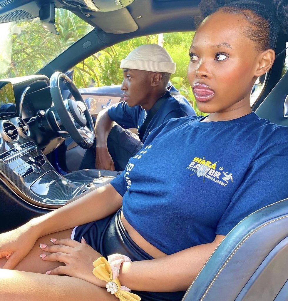 ChrisExcel102's tweet photo. My close source just confirmed that this is not her boyfriend 

They were working together as influencers to push the Shaka tournament last week…. 🤧 https://t.co/v0jkSXQATB