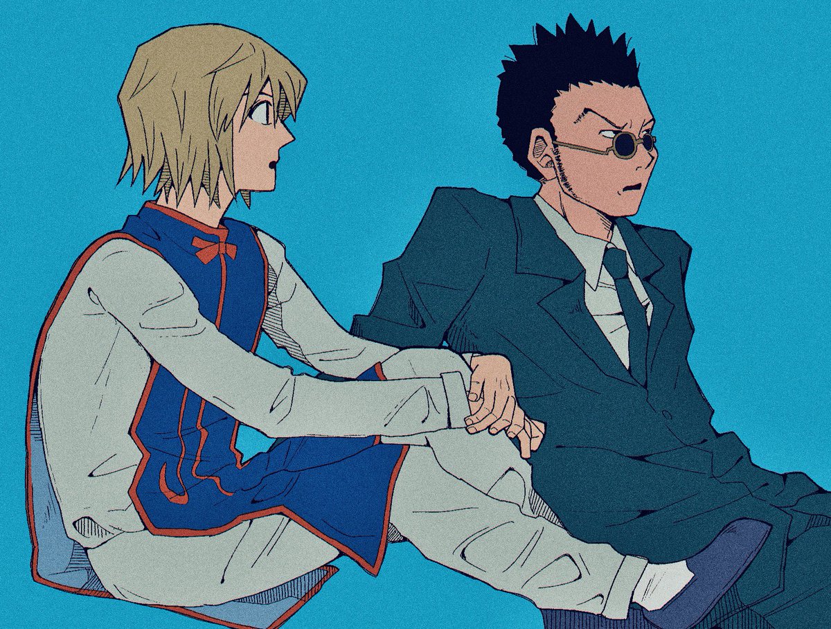 クラピカ 「クラピカとレオリオ#HunterXHunter #hxh 」|本田🐬のイラスト