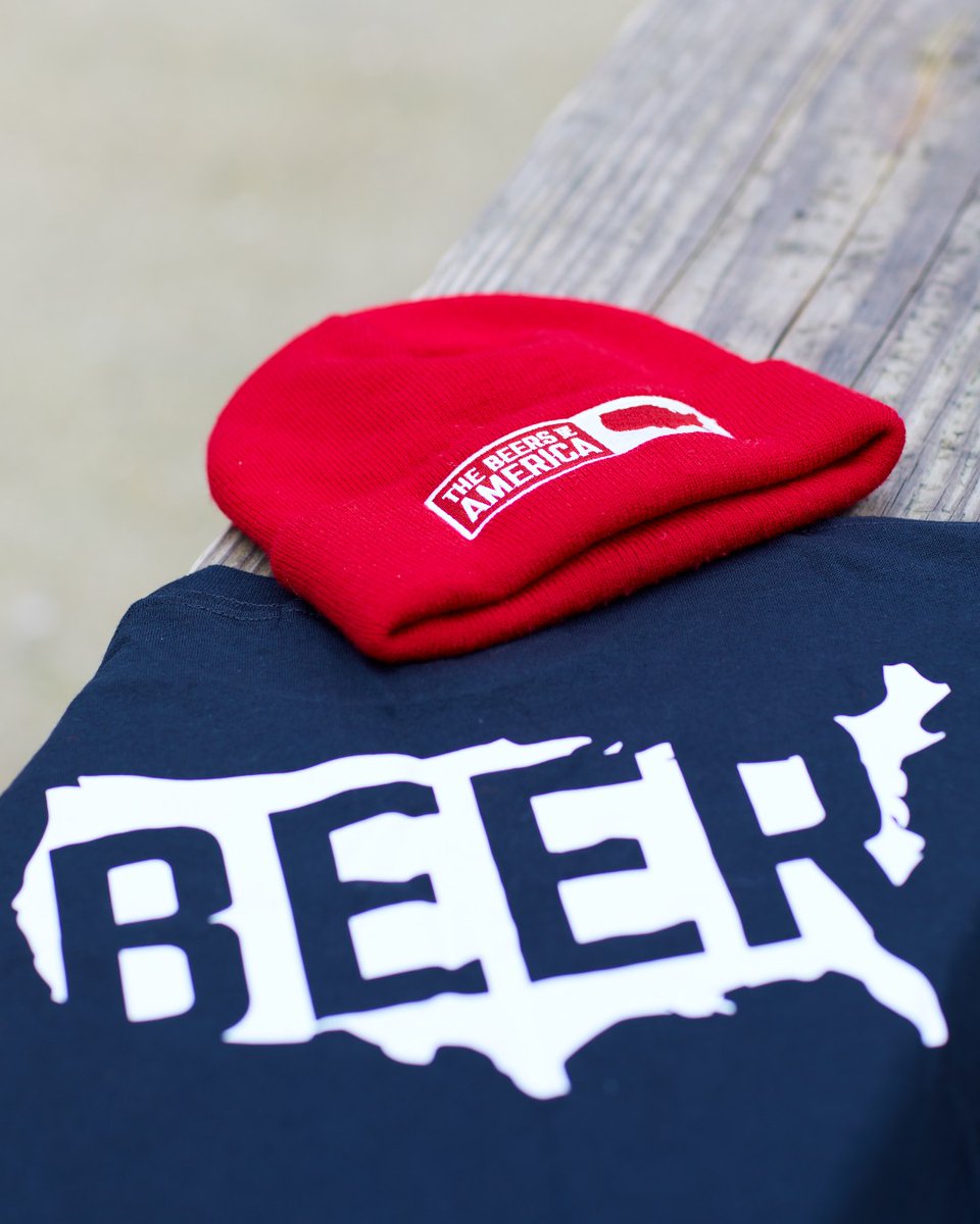 Did someone say merch?🤠 

Landing on our website soon 👀 

#merch #americanbeer #beersofamerica #brewery