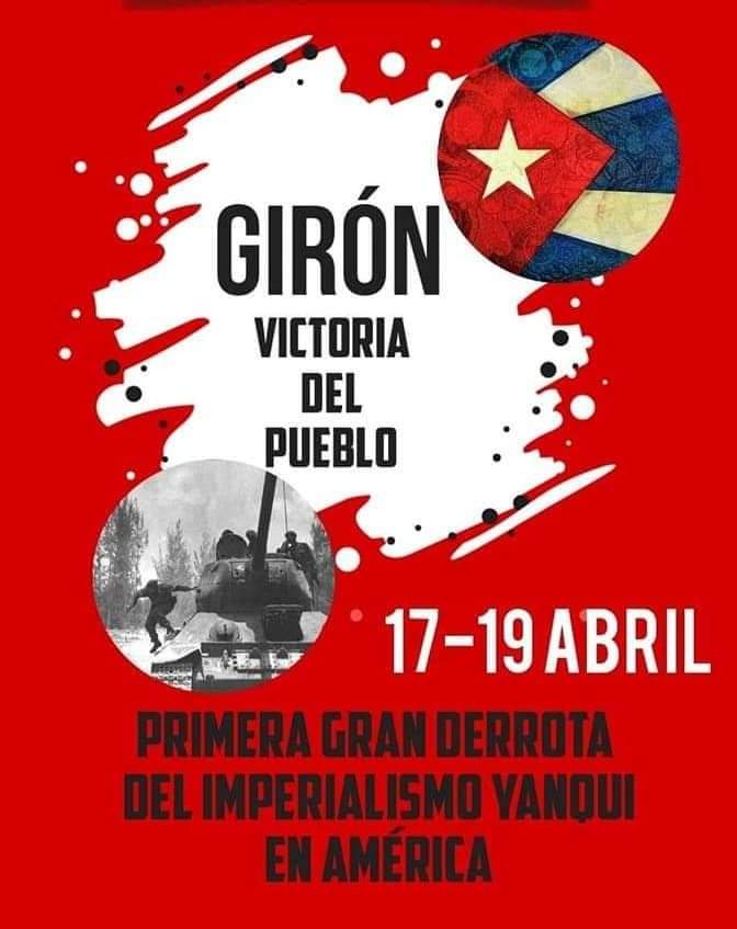 «Y entre canto y llanto de la guerra,
Nuestra primera victoria», el triunfo ante la invasión a Playa Girón inciada el 17 de abril de 1961. 
#LaHabanaDeTodos 
#LaHabanaViveEnMí