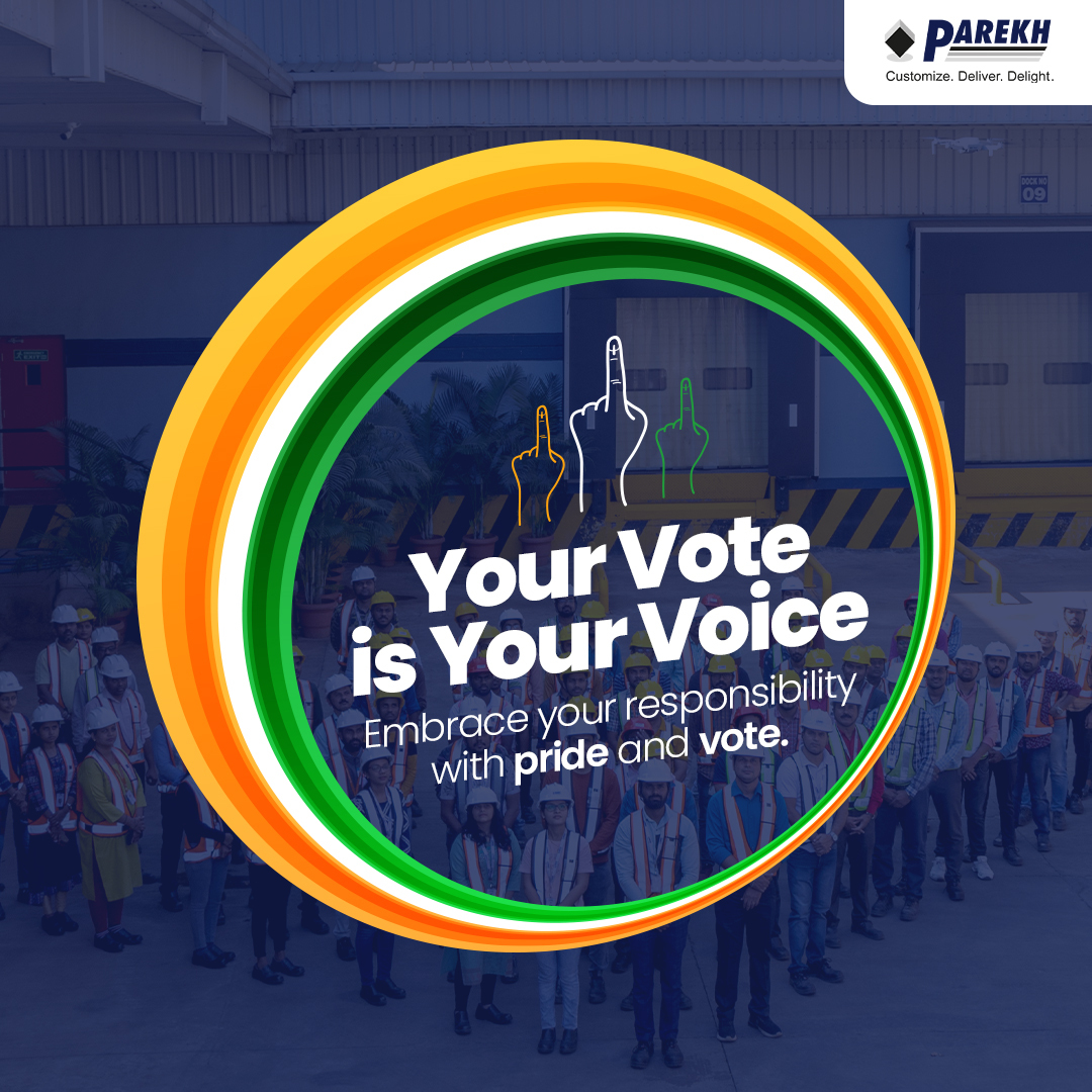At PISPL, we stand for the power of participation. As voting day approaches, we encourage you to exercise your right to vote. 

Let's shape the future together!

#PISPL #ParekhIntegratedServices #RightToVote #FutureTogether #YourVoteYourVoice #LogisticsServices #3PLSolutions