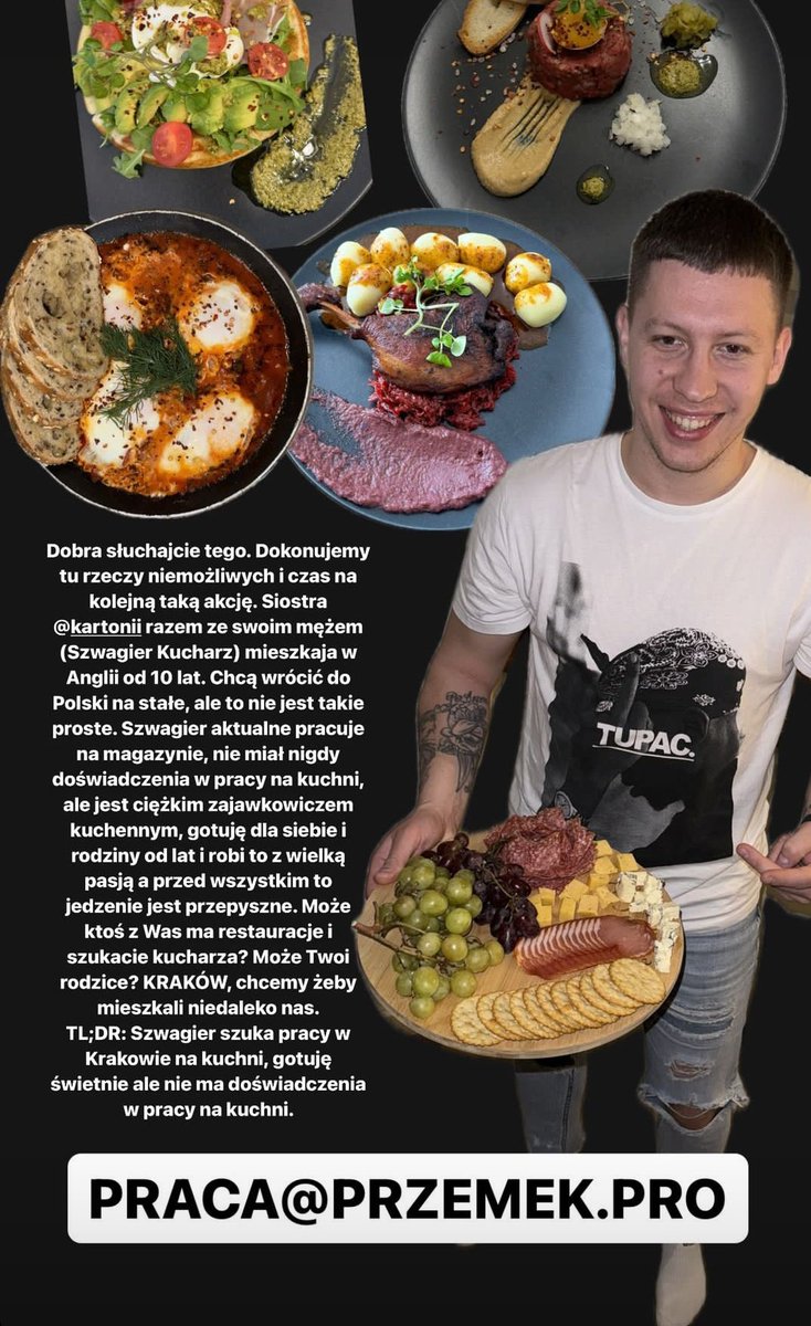 Przemo niech powie frizowi że jego szwagier to zajebisty kucharz i może jeszcze restauracja ekipy powstanie XDDD