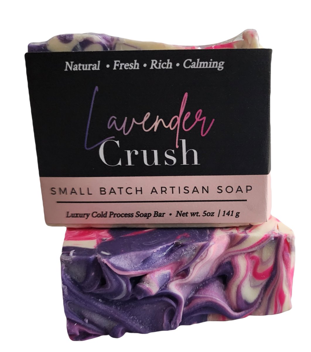 Lavender Crush Soap tuppu.net/4a379c20 #handmade #womanowned #selfcare #bathandbeauty #smallbusiness #DeShawnMarie #handmadesoap #vegan #Soap #Christmasgifts