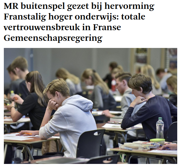Indrukwekkend: dankzij de druk van studenten zijn de gevolgen van de elitaire hervorming van het Landschapsdecreet voor het hoger onderwijs in Franstalig België afgezwakt. 💪

Een draadje voor wie wil begrijpen wat er gebeurd is. /1