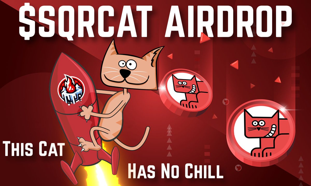 sqrcat4avax's tweet photo. 🪂🪂🪂 AIRDROP 🪂🪂🪂

$Kimbo Community was the first to receive an $SQRCAT airdrop. 🐶

Next?
#thetickerisNOCHILL

Why?
✅ First SocialFi airdrop to any platform
✅ Born in The Arena
✅  OG Foundation-Sponsored Token on Avax

Avax Has No Chill. 🔺
This Cat Has No Chill. 🟥😼

@nochillavax 🤝 @sqrcat4avax

Who is eligible?
264 NOCHILL Badge Holders in @thearena 

In addition to the airdrop, which was established as a symbol of respect towards NOCHILL and their community, all badge holders will also be whitelisted for the first $SQRCAT NFT collection.

#avax #community #sqrcat #airdrop #nochill #StrongerTogether #