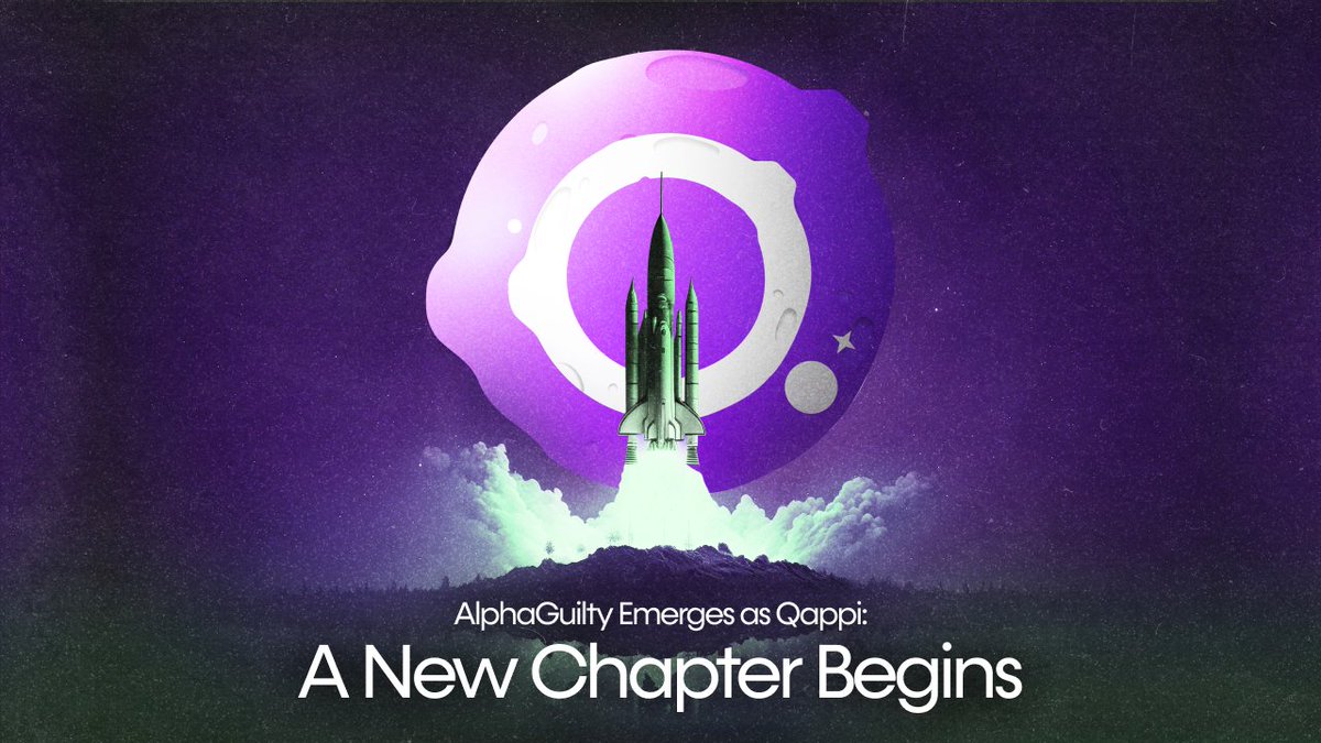 Alpha Guilty (@aguiltyofficial) on Twitter photo 🔄 AlphaGuilty is now Qappi! We've updated our Twitter to <a href="/qappi_official/">Qappi (formerly AlphaGuilty)</a> in line with our rebranding. Same great community, exciting new name! 🎉
👉 Make sure to follow us at <a href="/qappi_official/">Qappi (formerly AlphaGuilty)</a> to keep up with our latest adventures. 🔄 AlphaGuilty is now Qappi! We've updated our Twitter to <a href="/qappi_official/">Qappi (formerly AlphaGuilty)</a> in line with our rebranding. Same great community, exciting new name! 🎉
👉 Make sure to follow us at <a href="/qappi_official/">Qappi (formerly AlphaGuilty)</a> to keep up with our latest adventures.