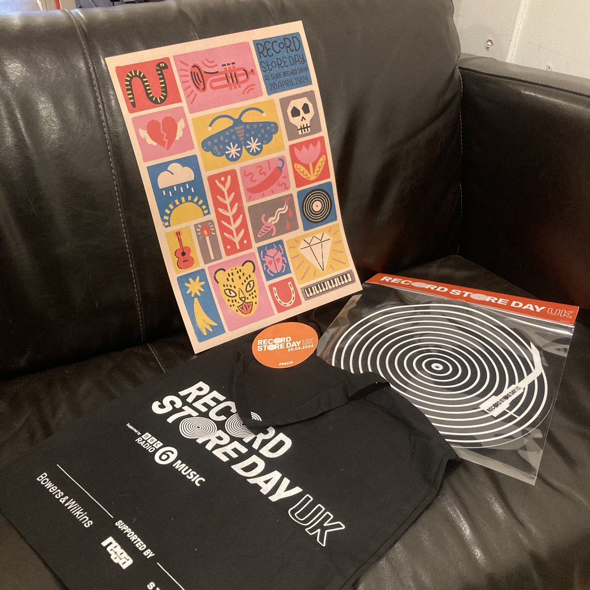 Goodie bags for those early @RSDUK queue-stars… #vinyl #RSD24